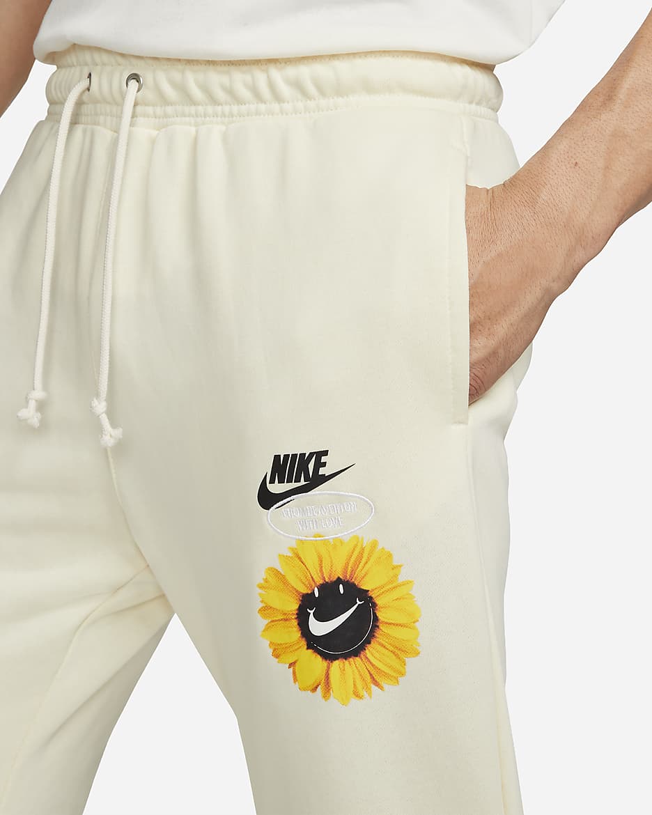 Nike floral embroidered sweatpants sale